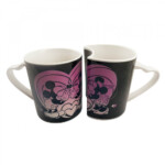 Conjunto Canecas Amor Mickey e Minnie Porcelana