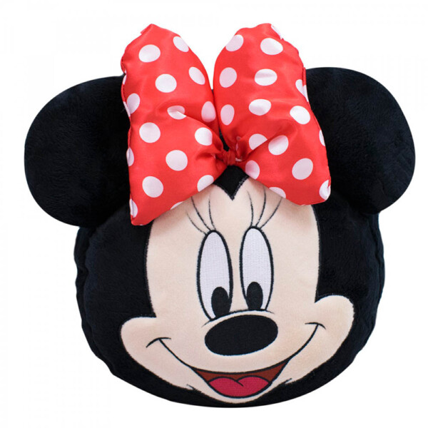 Mochila Minnie Bolsa Pelúcia Rosto