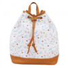 Mochila Minnie Branca Floral