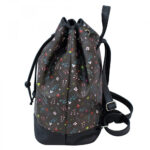 Mochila Minnie Preta Floral