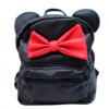 Mochila Minnie Preta Laço