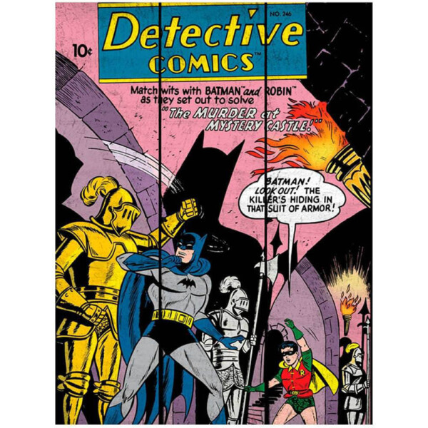 Placa Decorativa Batman And Robin In A Castle