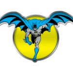 Placa Decorativa Batman The Moon 45x28cm