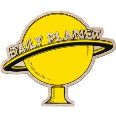 Placa Decorativa Daily Planet Madeira 40x30cm