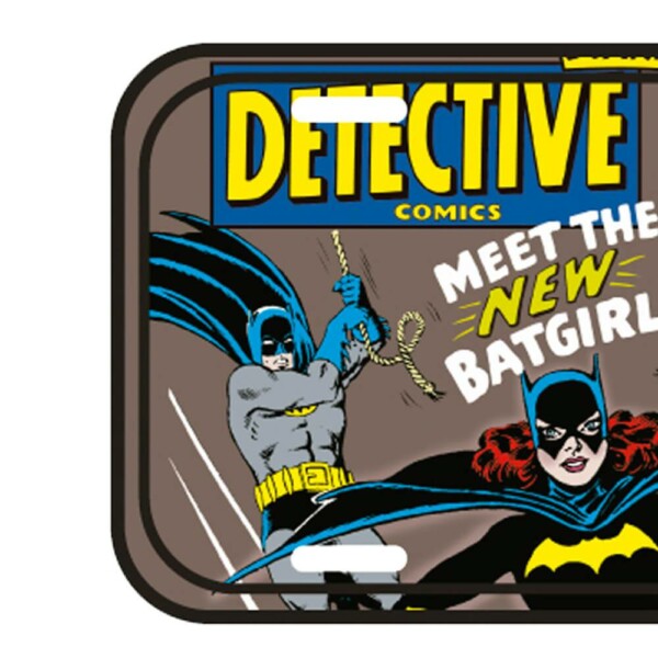 Placa Decorativa Meet The Batgirl 30x15cm