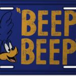 Placa Decorativa Papa-léguas Beep Beep 30x15cm