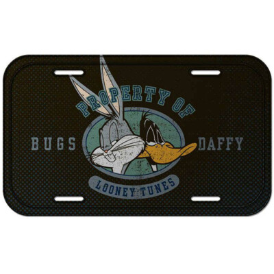 Placa Decorativa Pernalonga E Patolino 30x15cm