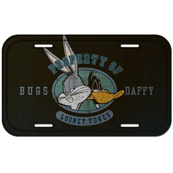 Placa Decorativa Pernalonga E Patolino 30x15cm