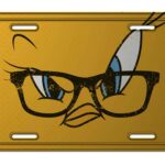 Placa Decorativa Piu Piu Big Face 30x15cm
