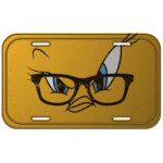 Placa Decorativa Piu Piu Big Face 30x15cm
