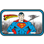 Placa Decorativa Superman Detroit City 30x15cm
