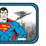 Placa Decorativa Superman Detroit City 30x15cm