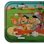 Placa Flintstones The Family Riding 30x15cm