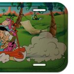 Placa Flintstones The Family Riding 30x15cm