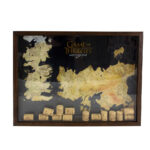 Quadro Rolha Game Of Thrones Em Madeira 33x33cm