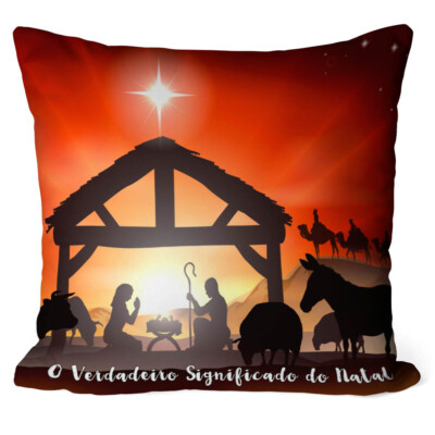 Almofada Natal Nascimento De Jesus V01