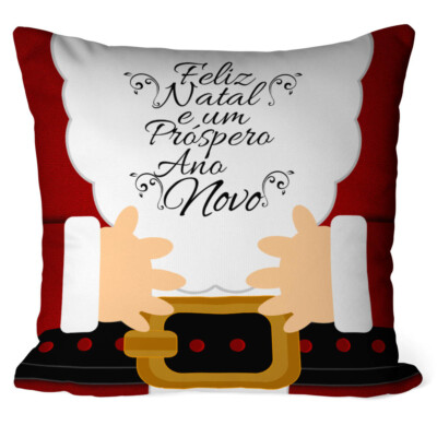 Almofada Natal Papai Noel Roupão