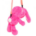Bolsa Coelho Dalila De Pelúcia 34x16cm