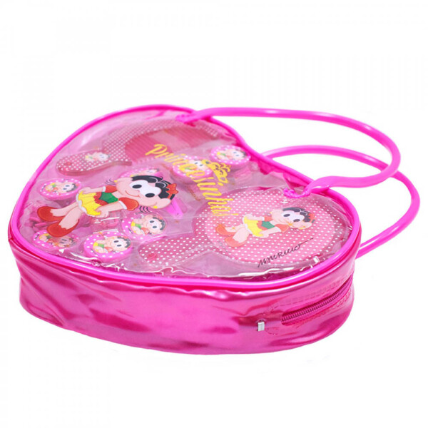 Bolsinha Magali Princesa Com Acessórios Para Cabelo Rosa