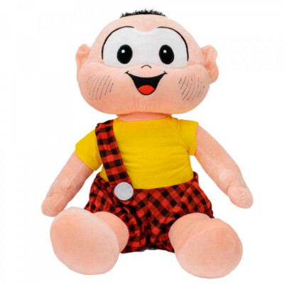 Boneco Cascão Sentado 42cm