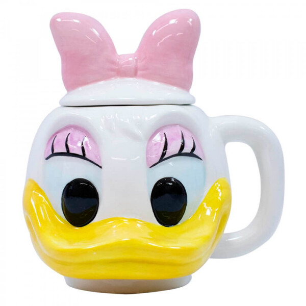 Caneca 3d Margarida Rosto Porcelana 470ml