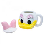 Caneca 3d Margarida Rosto Porcelana 470ml