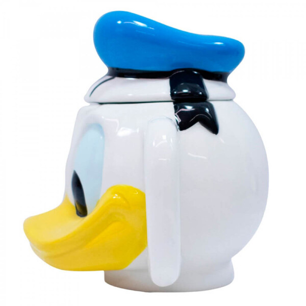 Caneca 3D Pato Donald Rosto Porcelana 470ml