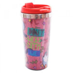 Copo Térmico Mickey Vermelho Com Tampa Sorrisão 450ml