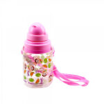 Garrafa Magali Princesa Com Alça E Canudo 600ml