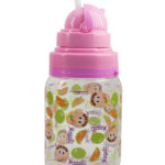 Garrafa Magali Princesa Com Alça E Canudo 600ml