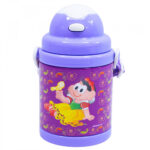 Garrafa Magali Princesa Com Canudo E Alça 360ml