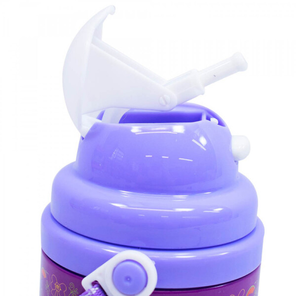 Garrafa Magali Princesa Com Canudo E Alça 360ml