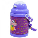 Garrafa Magali Princesa Com Canudo E Alça 360ml