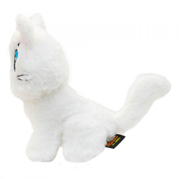 Gato Mingau Sentado De Pelúcia 20cm