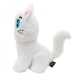 Gato Mingau Sentado De Pelúcia 26cm
