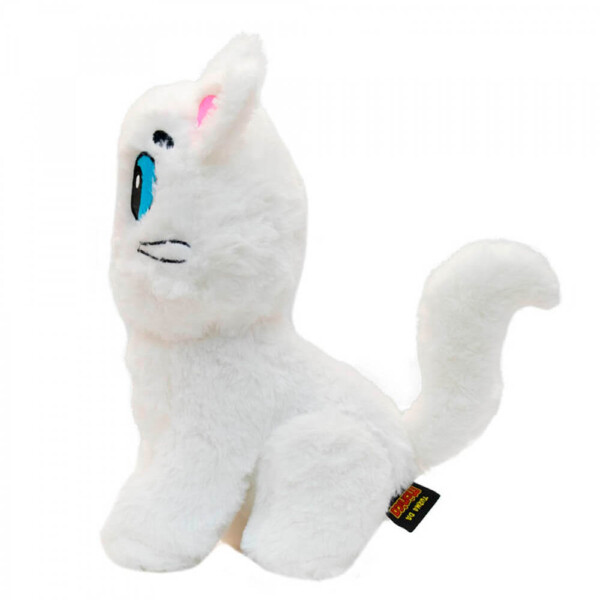 Gato Mingau Sentado De Pelúcia 26cm