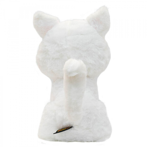 Gato Mingau Sentado De Pelúcia 26cm