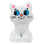 Gato Mingau Sentado De Pelúcia 30cm
