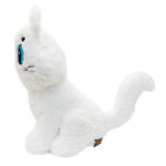 Gato Mingau Sentado De Pelúcia 30cm