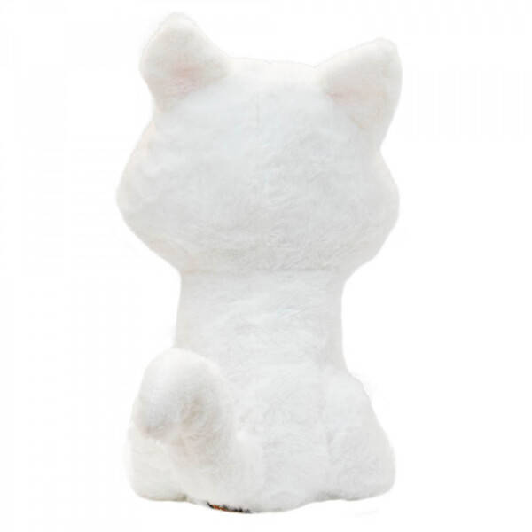 Gato Mingau Sentado De Pelúcia 30cm