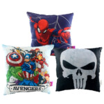 Kit 3 Almofadas Marvel 40x40cm