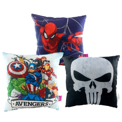 Kit 3 Almofadas Marvel 40x40cm