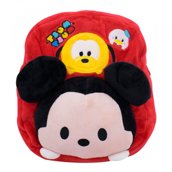 Mochila Mickey Pelúcia Infantil Tsumtsum