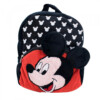 Mochila Mickey Infantil Preto Pelúcia