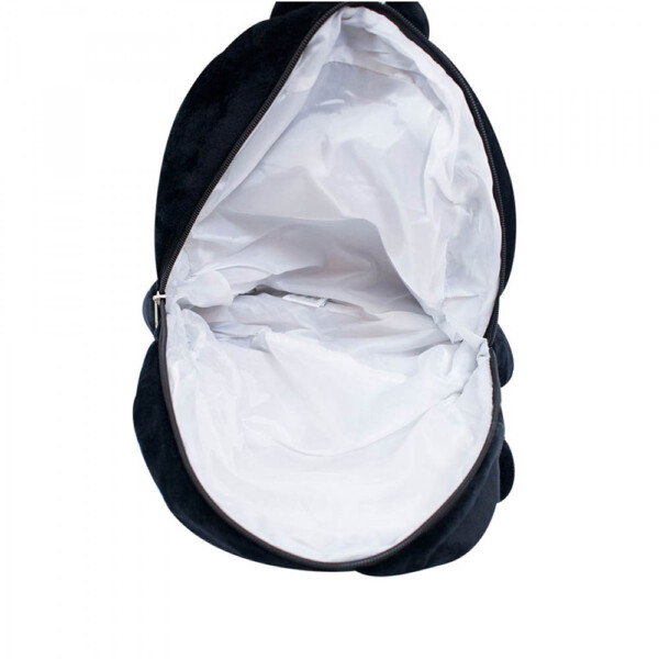 Mochila Mickey Infantil Preto Pelúcia