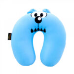 Almofada De Pescoço Bidu Azul Isopor