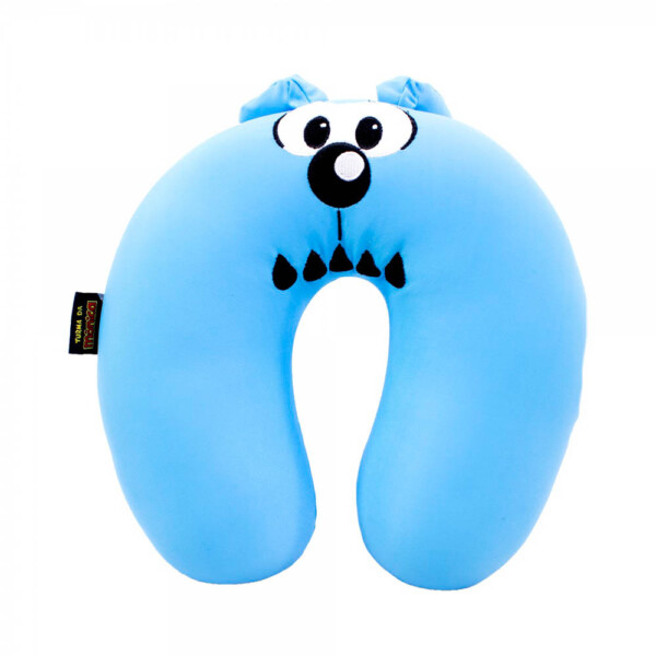 Almofada De Pescoço Bidu Azul Isopor