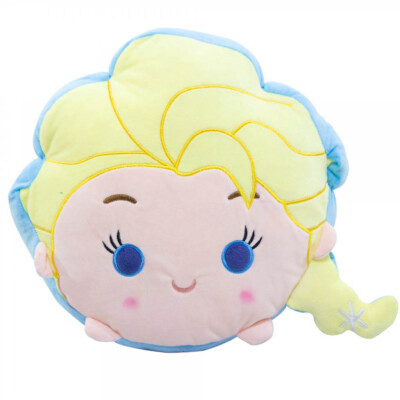 Almofada Rosto Elsa Tsum Tsum Frozen Fibra
