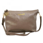 Bolsa Minnie Cinza Com Enfeite De Mickey