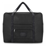 Bolsa De Viagem Dobrável Gg Jacki Design Preta